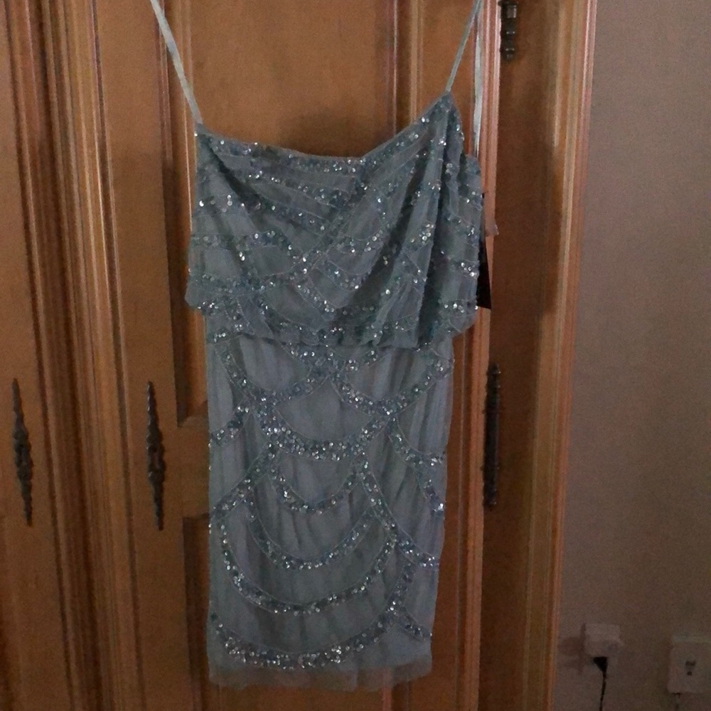NWOT - Aidan Mattox beaded dress